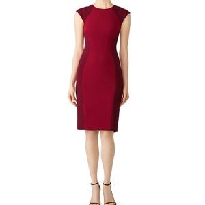 Jay Godfrey burgundy dress